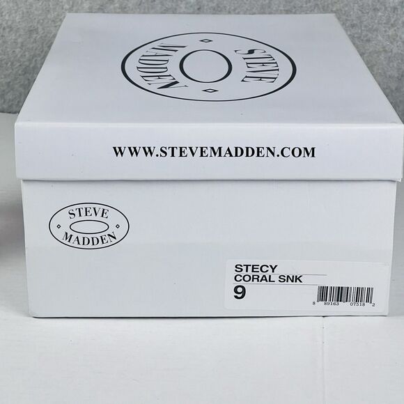 Steve Madden Shoes Womens 9 Pink Stecy Coral SNK Strappy Heels Open Toe Formal - Picture 13 of 13